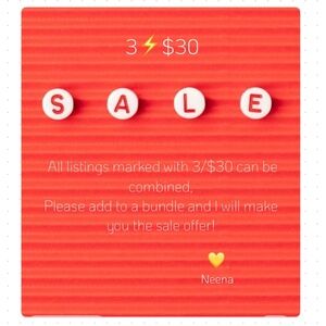 ⚡️ Sale - 3 / $30  ⚡️